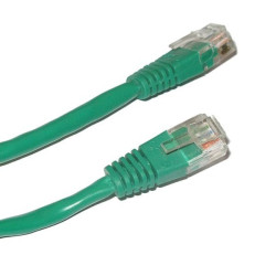 Patch kabel UTP Cat 5e 20m - Zelený