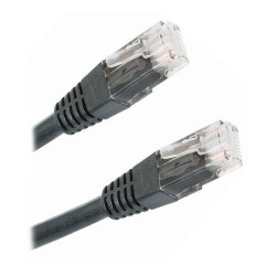 Patch kabel UTP Cat 6 1m - Černý